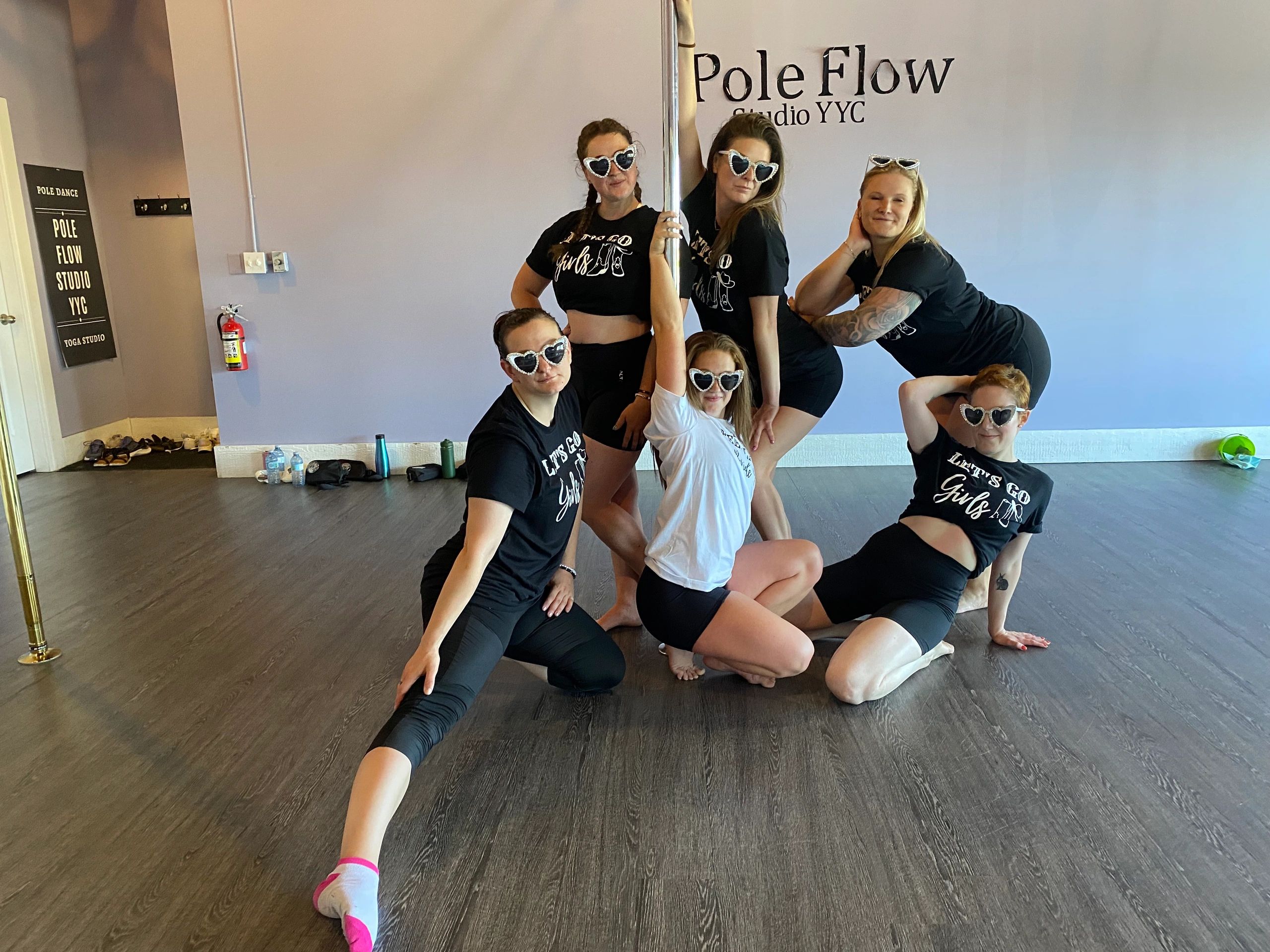 Pole party at Pole Flow Studio YYC