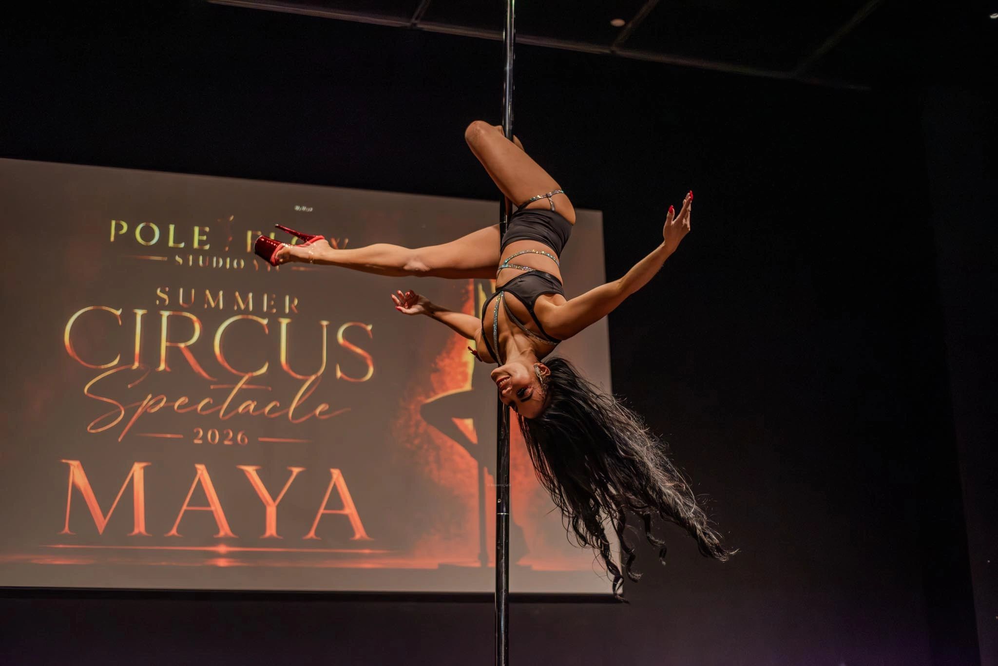 Student pole dance showcase performance — RST_7351