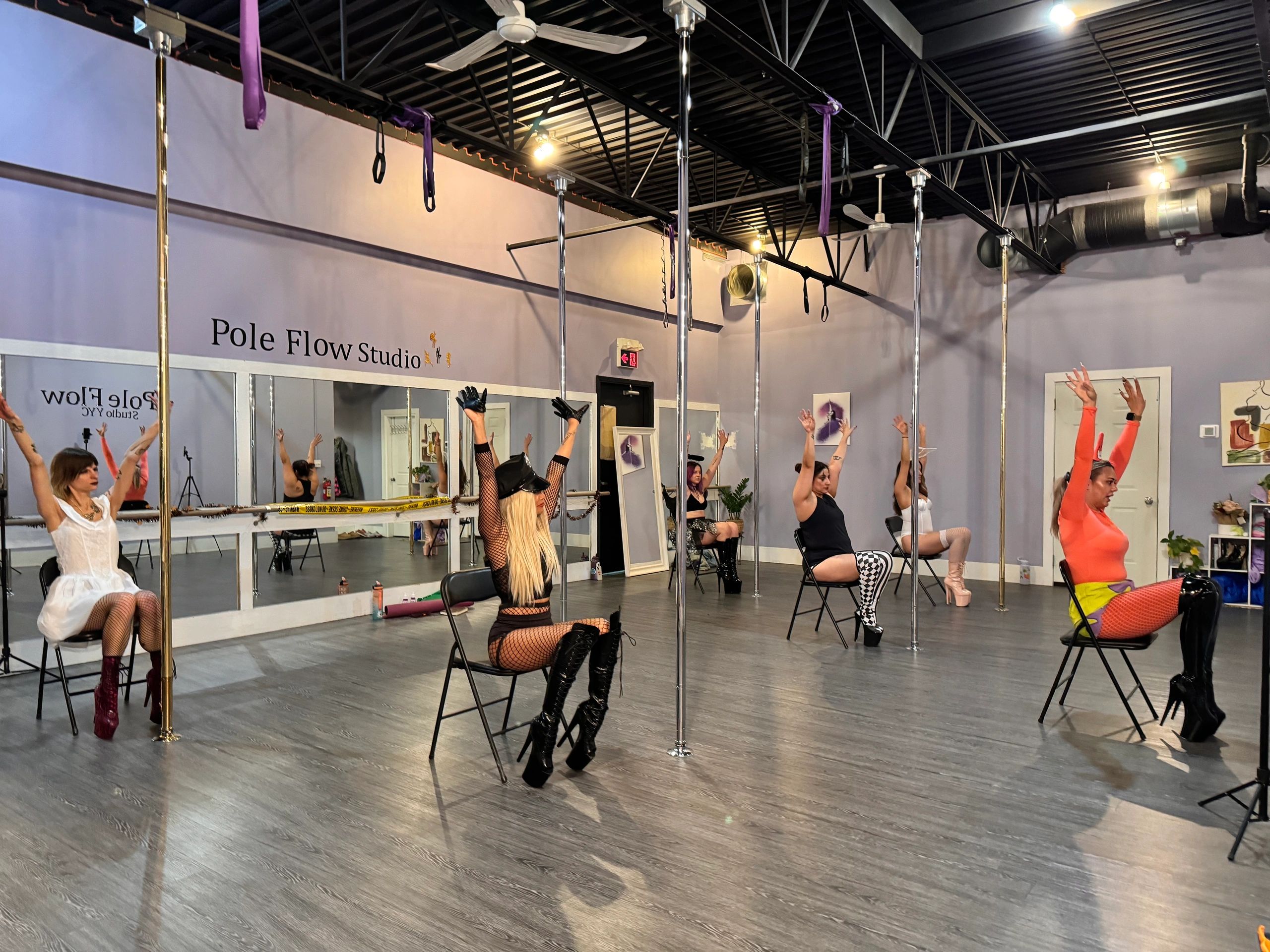 Halloween pole dance event 9